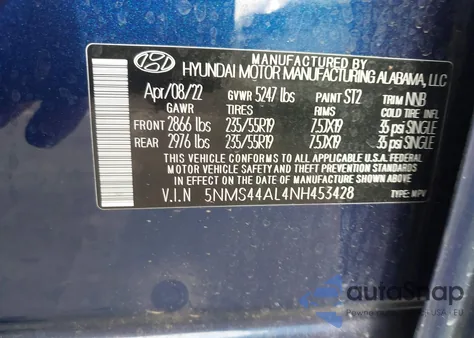 5NMS44AL4NH453428